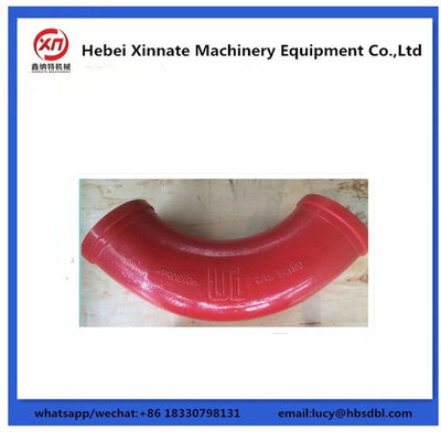 DN125 Carbon Steel Concrete Pump Bend For Construction Site